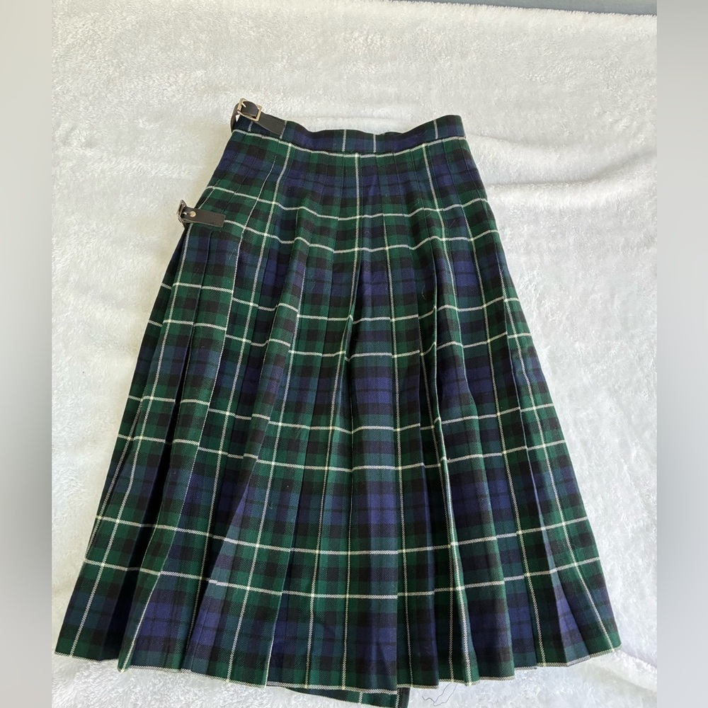 Lochcarron Graham of Montrose Wool Kilt Skirt Made in Scotland Girls 24” Waist - Picture 1 of 7